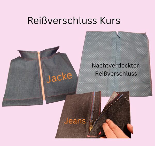 Reißverschluss Kurs