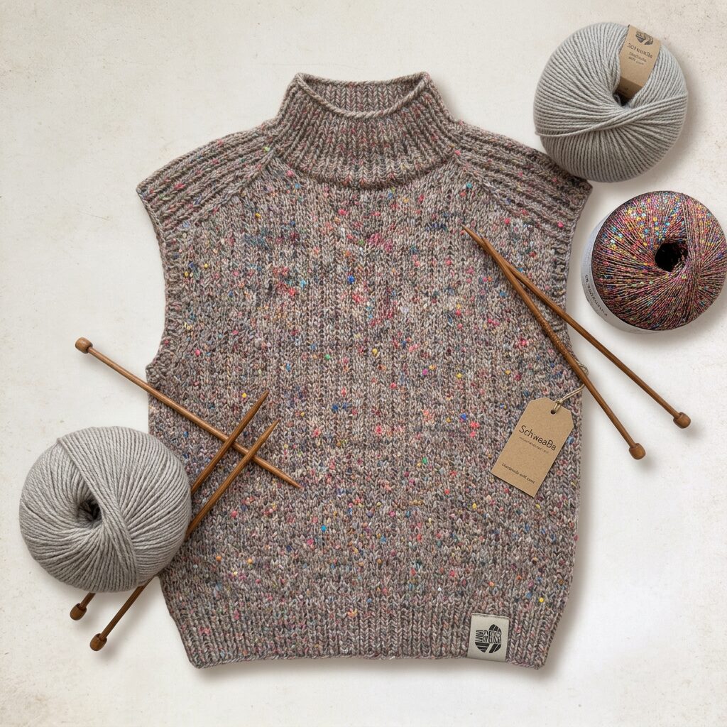 Strickset Pullunder – Bild 2